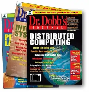 covers: Dr. Dobb's Journal, technical magazine in early Silicon Valley; technical editing and proofreading, print design