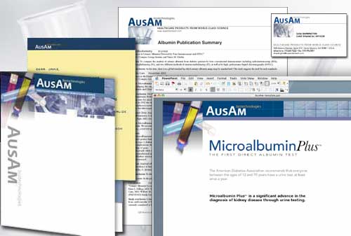 image: this coordinated corporate identity system has cards and stationery for this small business.