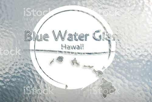 Blue Water Glass - Hawaii (Oahu)